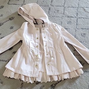 Aspen 4T girls lightweight pink jacket NWT
